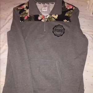 VS pink quarter zip!